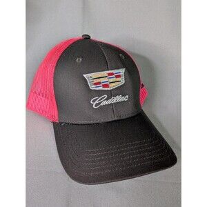 Cadillac Women's Hot Pink One Size Big Star Baseball Hat Gray Golf Luxury